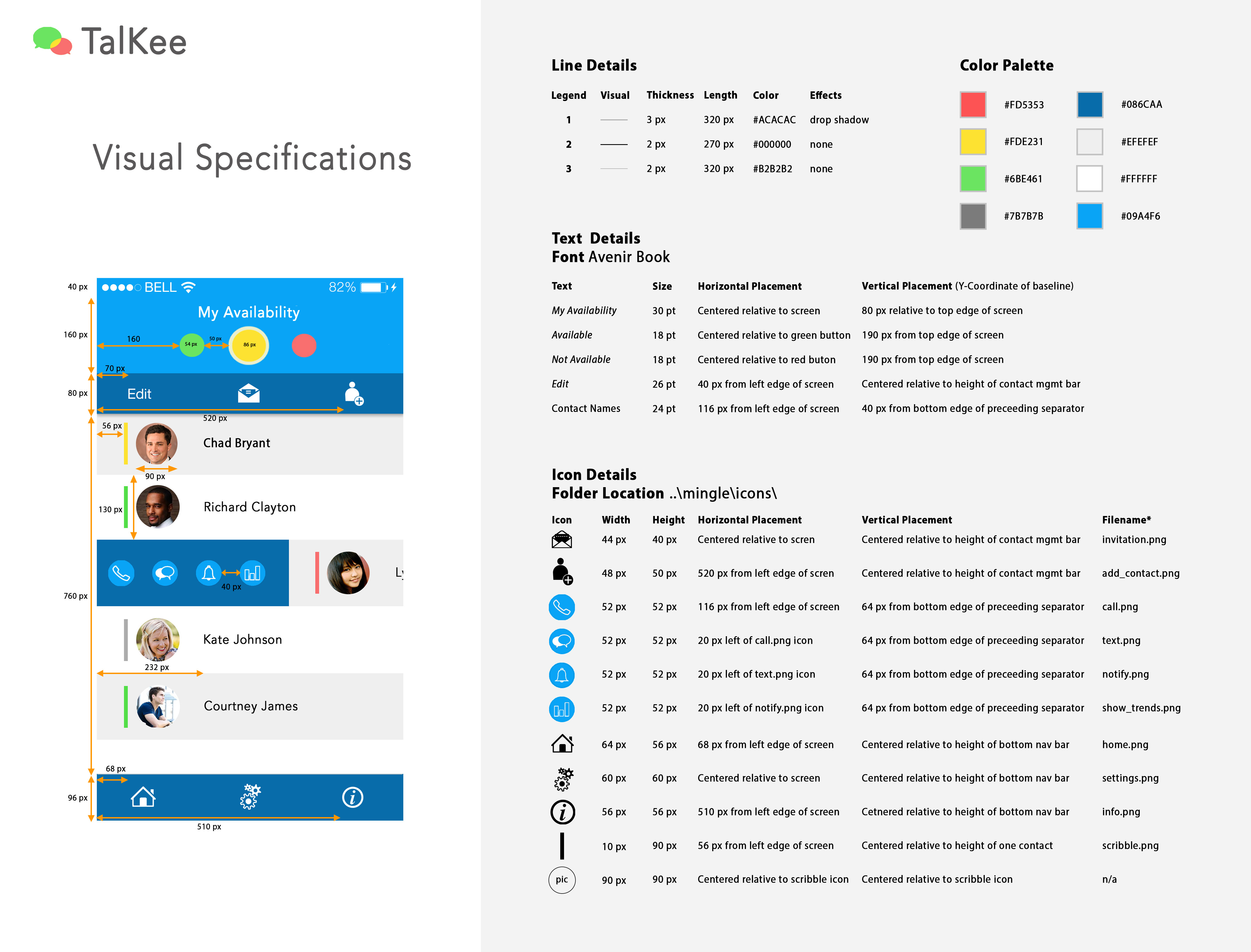 Visual Specifications